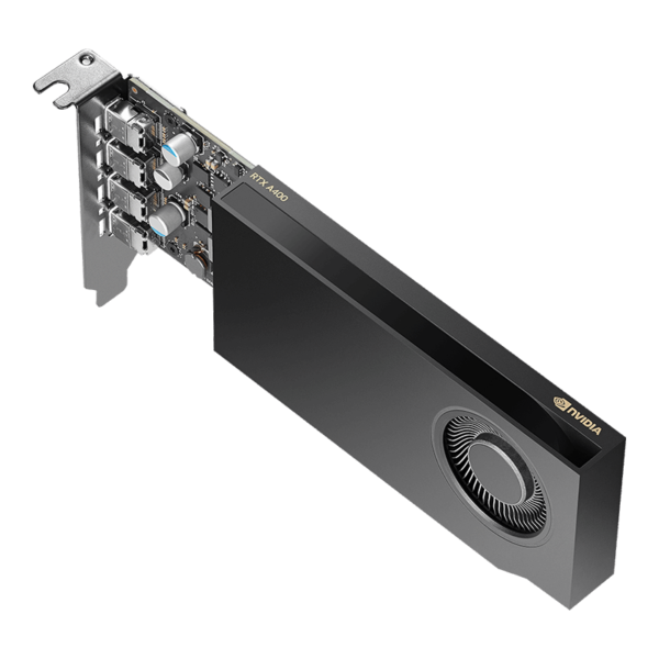 05-NVIDIA-RTX-A400-3QTR-Top-Right PNY NVIDIA RTX A400 ATX 4GB