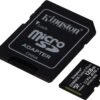 Kingston MicroSDXC Select Plus 128GB (Con Adaptador a SD) Clase 10, UHS-I, U1, V10 Lectura: 100MB/s (SDCS2/128GB)