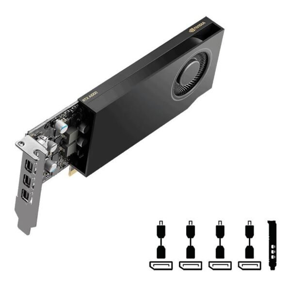 7_gallery_0B39111 PNY NVIDIA RTX A1000 ATX 8GB