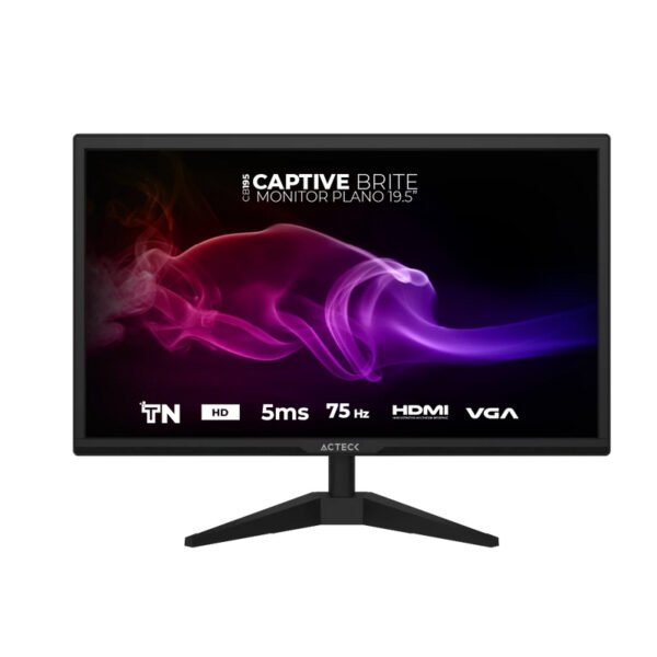 CP-ACTECK-AC-939409-e5c646 MONITOR 19.5" ACTECK (AC-939409) CAPTIVE BRITE CB195,1440*900,75HZ,1MS,NEGRO