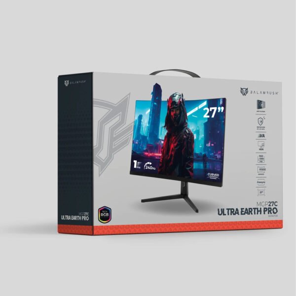 CP-BALAMRUSH-BR-938631-5c5187 MONITOR 27" BALAM RUSH (BR-938631) ULTRA EARTH PROMGP27C,1920*1080,240HZ,1MS,HDMI,DP,CURVO,NEGRO