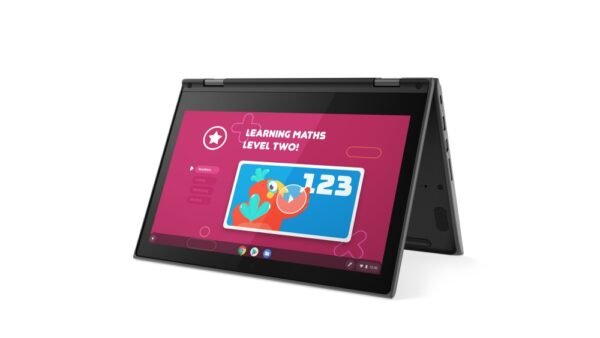 Lenovo 2 en 1 300e 11.6" HD, Intel Celeron N4000 1.10GHz, 4GB, 32GB, Chrome OS, Inglés, Negro