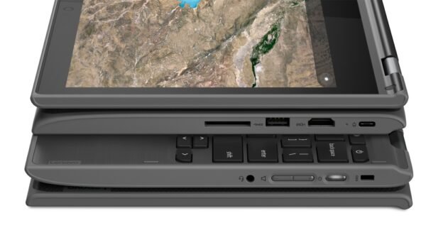Lenovo 2 en 1 300e 11.6" HD, Intel Celeron N4000 1.10GHz, 4GB, 32GB, Chrome OS, Inglés, Negro