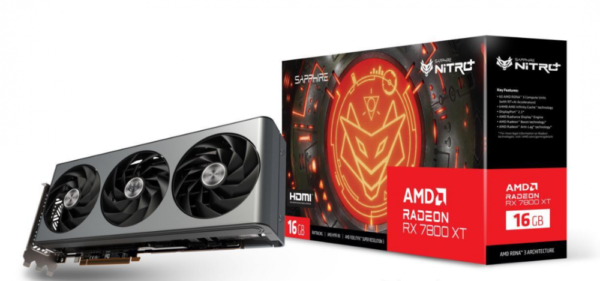 CP-SAPPHIRE-11330-01-20G-9 Sapphire Nitro+ Radeon RX 7800 XT 16GB