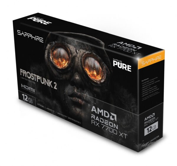 CP-SAPPHIRE-11335-08-50G-b054ea Sapphire Pure Radeon RX 7700 XT Frostpunk 2 12GB