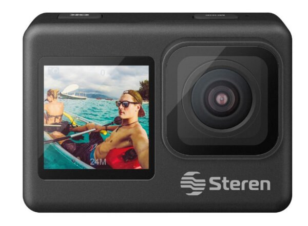 Cámara Deportiva Steren CAM-700, 4K Ultra HD, microSD, Negro