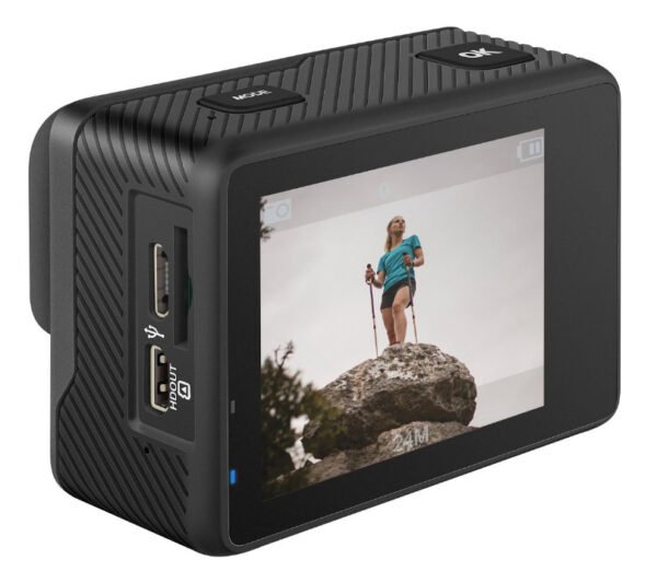 Cámara Deportiva Steren CAM-700, 4K Ultra HD, microSD, Negro