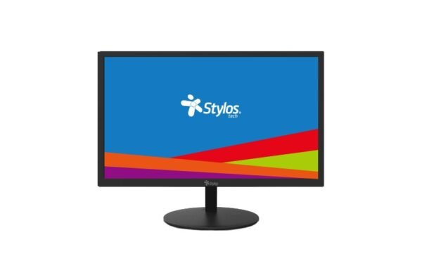 CP-STYLOS-STPMOT1B-1 MONITOR LED STYLOS 18.5" (STPMOT1B) SMOT1, HD,60HZ, 5MS, 1*VGA, 1*HDMI, NEGRO