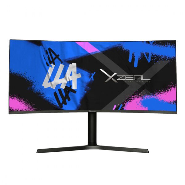 CP-XZEAL-XZMO341B-2 MONITOR LED XZEAL 34" (XZMO341B) XZ6010, CURVO, WQHD, 100HZ, 4MS, 1*DP, 1*HDMI, NEGRO