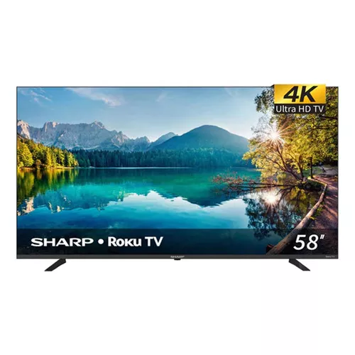 Sharp Smart TV LED 4TC65EL8UR 65", 4K Ultra HD, Negro