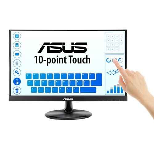 MONITOR TOUCH ASUS 21.5" (VT229H) 1920X1080 FHD,HDMI,VGA,MULTITACTIL 10 PUNTOS,CON BOCINAS (2X1.5W)