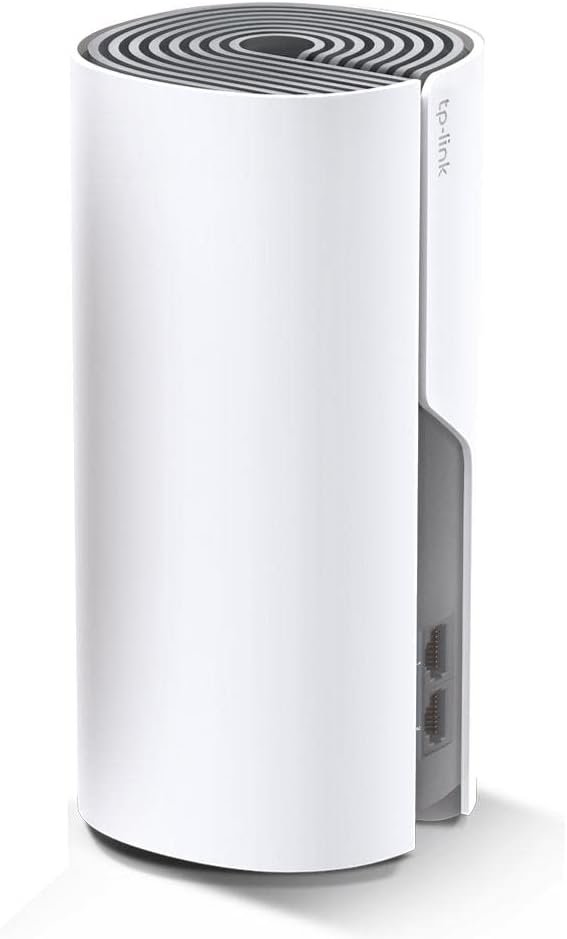 TP-Link Deco Sistema WiFi Mesh (o en malla) para todo el hogar: alcanza hasta 867 Mbps, itinerancia sin interrupciones, cobertura de hasta 2800 pies cuadrados.Funciona con Alexa.Blanco(Deco E4 2 Pack)
