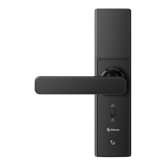 Steren Cerradura Inteligente con Teclado Touch y Lector de Huella, hasta 300 Usuarios